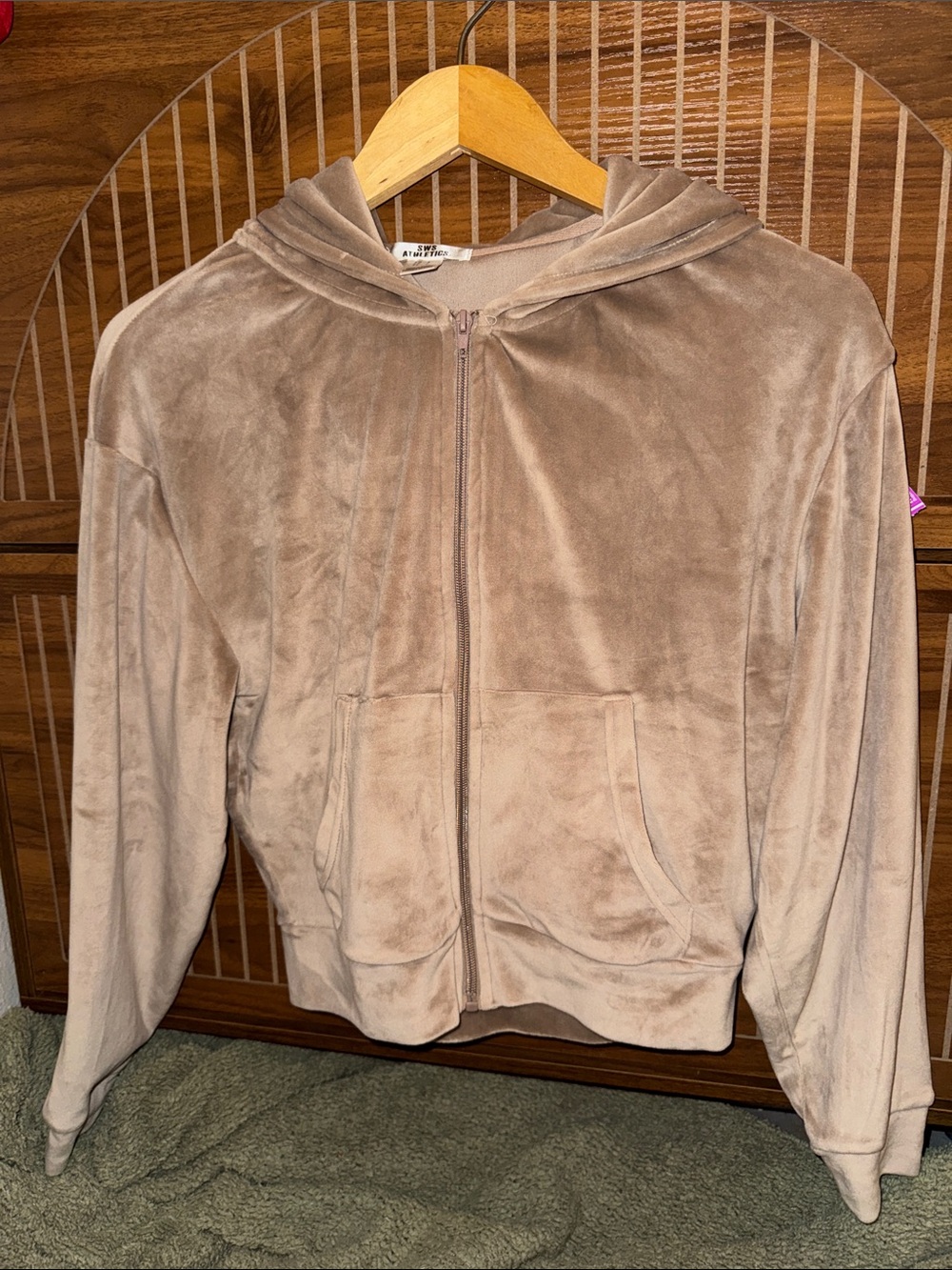 SWS athletic leisure wear/ Y2K 2000’s ‘Mean Girls’ Track suit Brown Zip up
